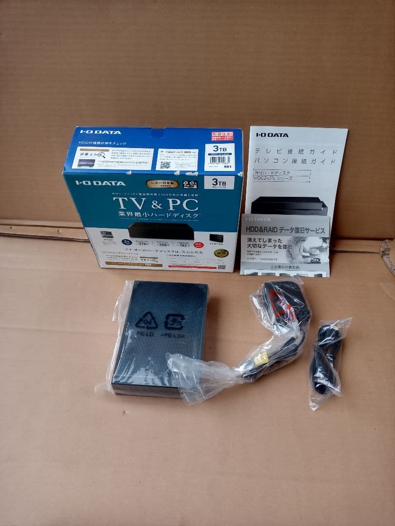 IO DATA 外付けHDD 3TB HDCZ-UTL3KB