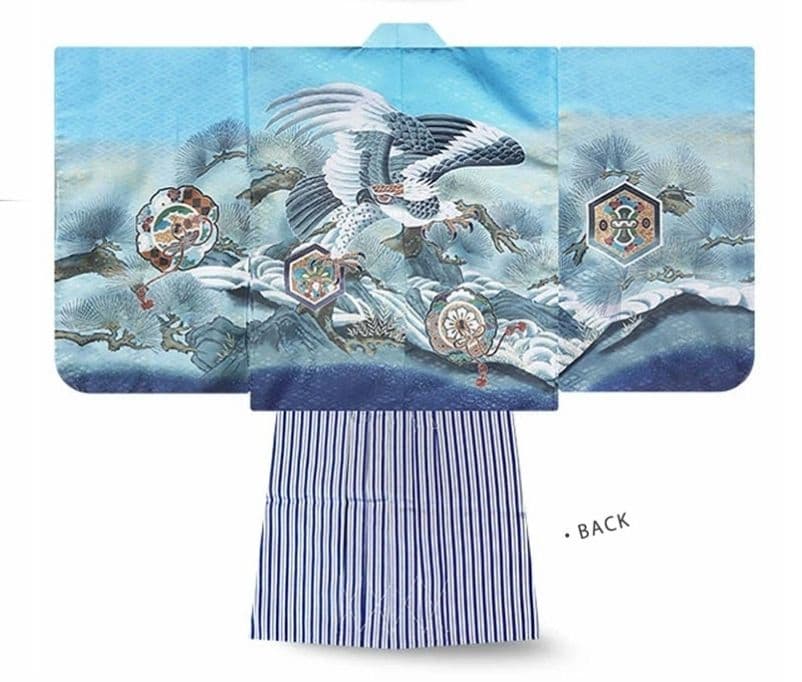 5歳児　男の子　七五三　着物　羽織　袴セット