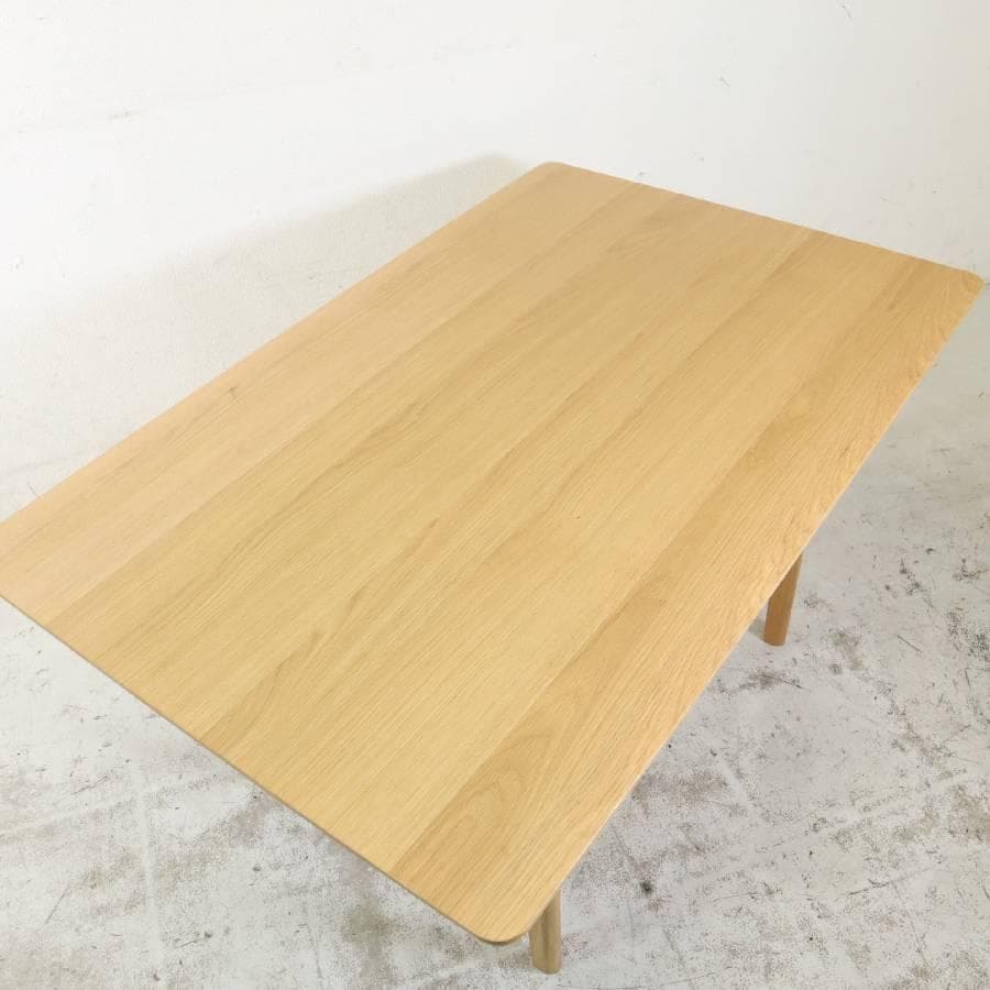 展示品 22年製 ウニコ ロム ダイニングテーブル W1200 オーク材