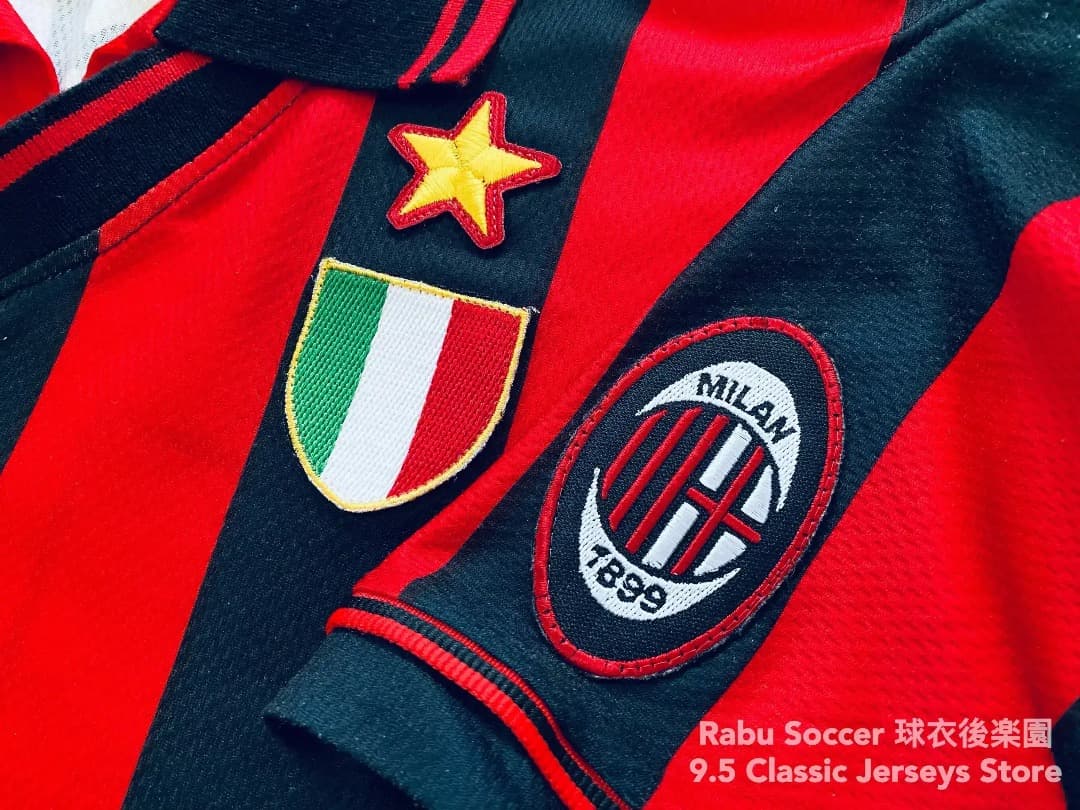 ACミラン 96/97 ホーム ユニフォーム #18 バッジョ 選手仕様