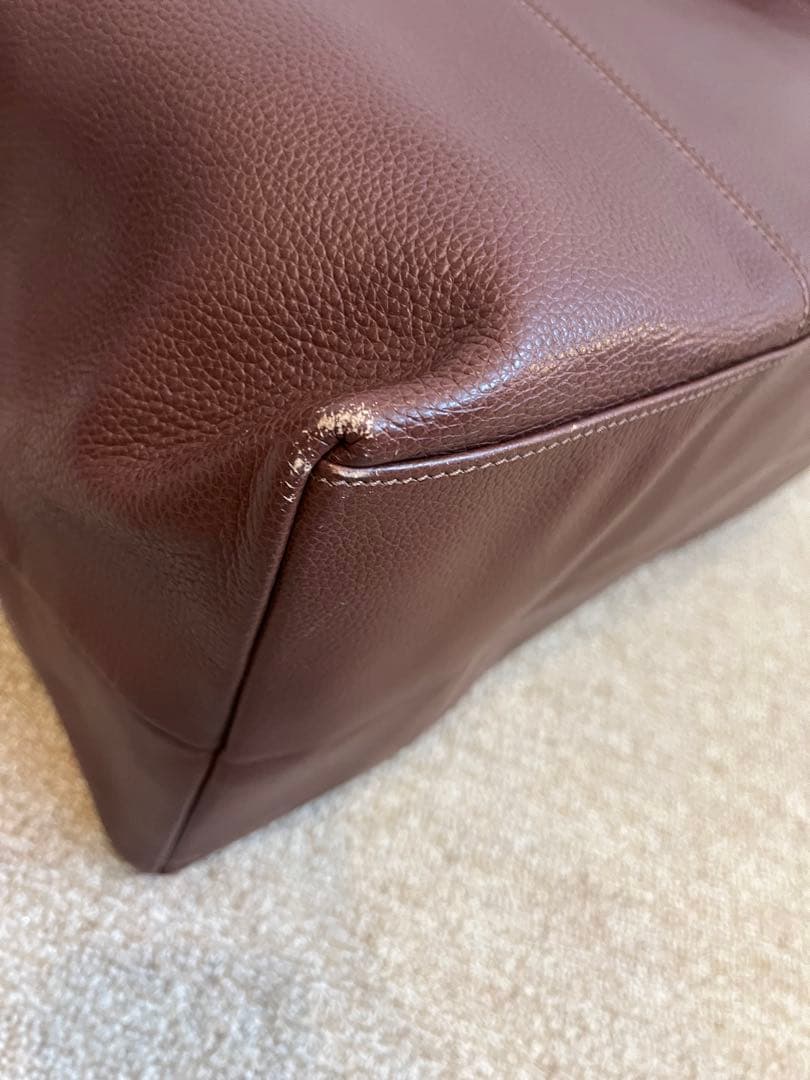 ロンシャン　バッグ　ブラウン