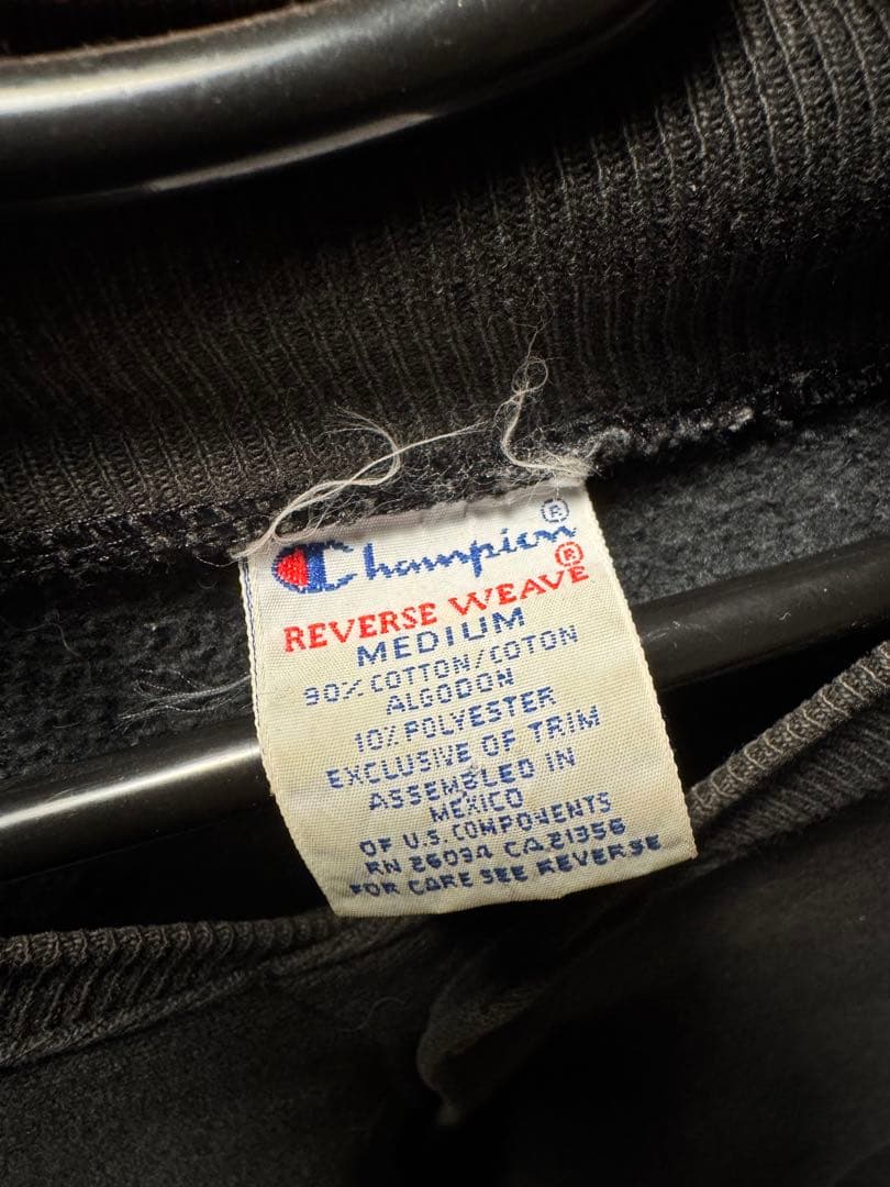 90s champion リバースウィーブ　カーディガン　刺繍タグ　ヨゴレ有り