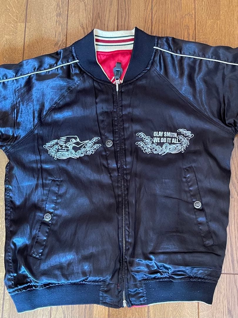 レトロ❗️クレイスミスのスカジャン！(リバーシブル)