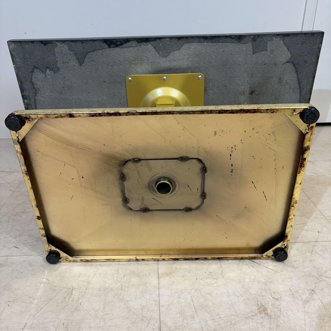 大理石テーブル　天然石テーブル　店舗什器　飲食店　大理石　金属脚 2/2