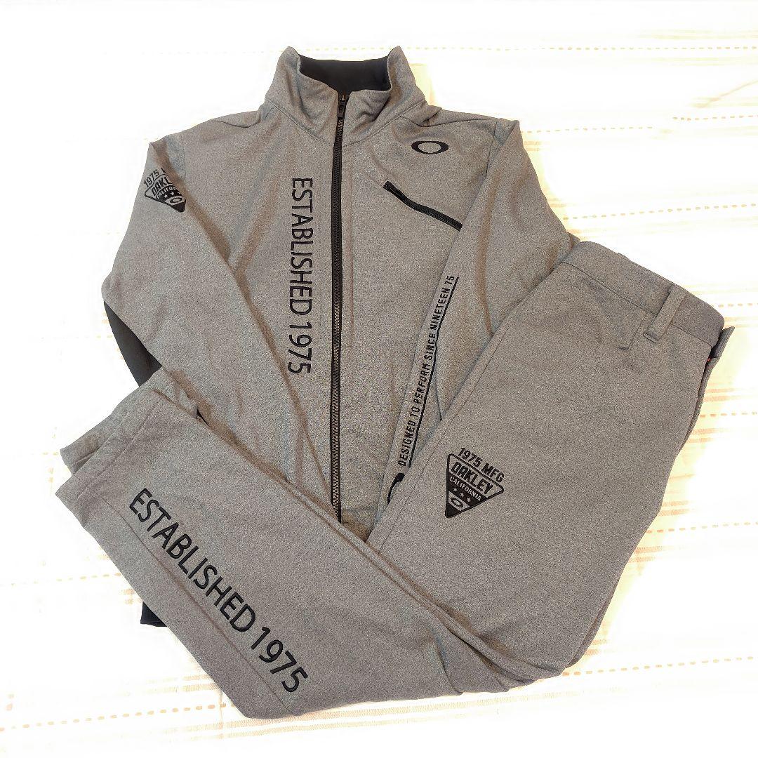 オークリー　ゴルフ　裏起毛ジャケット　パンツ　上下セット　セットアップ