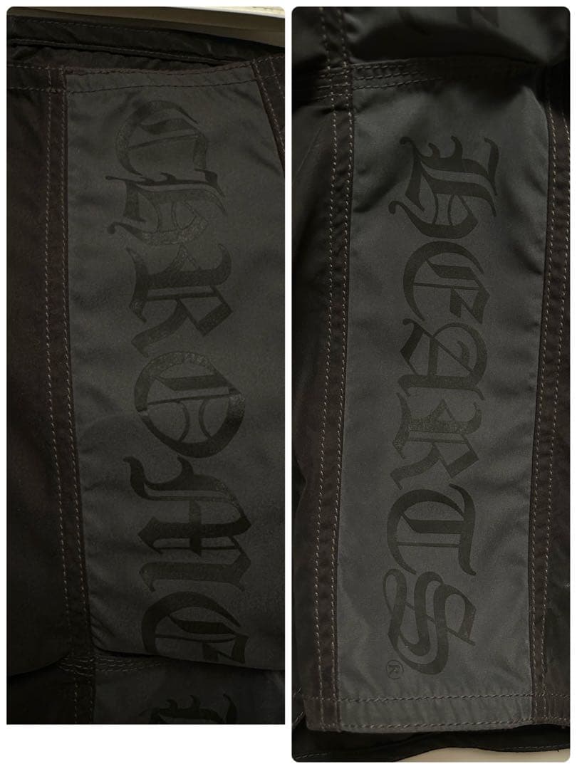 クロムハーツSurf Pants スタープリント柄クロスパッチ ブラック 29