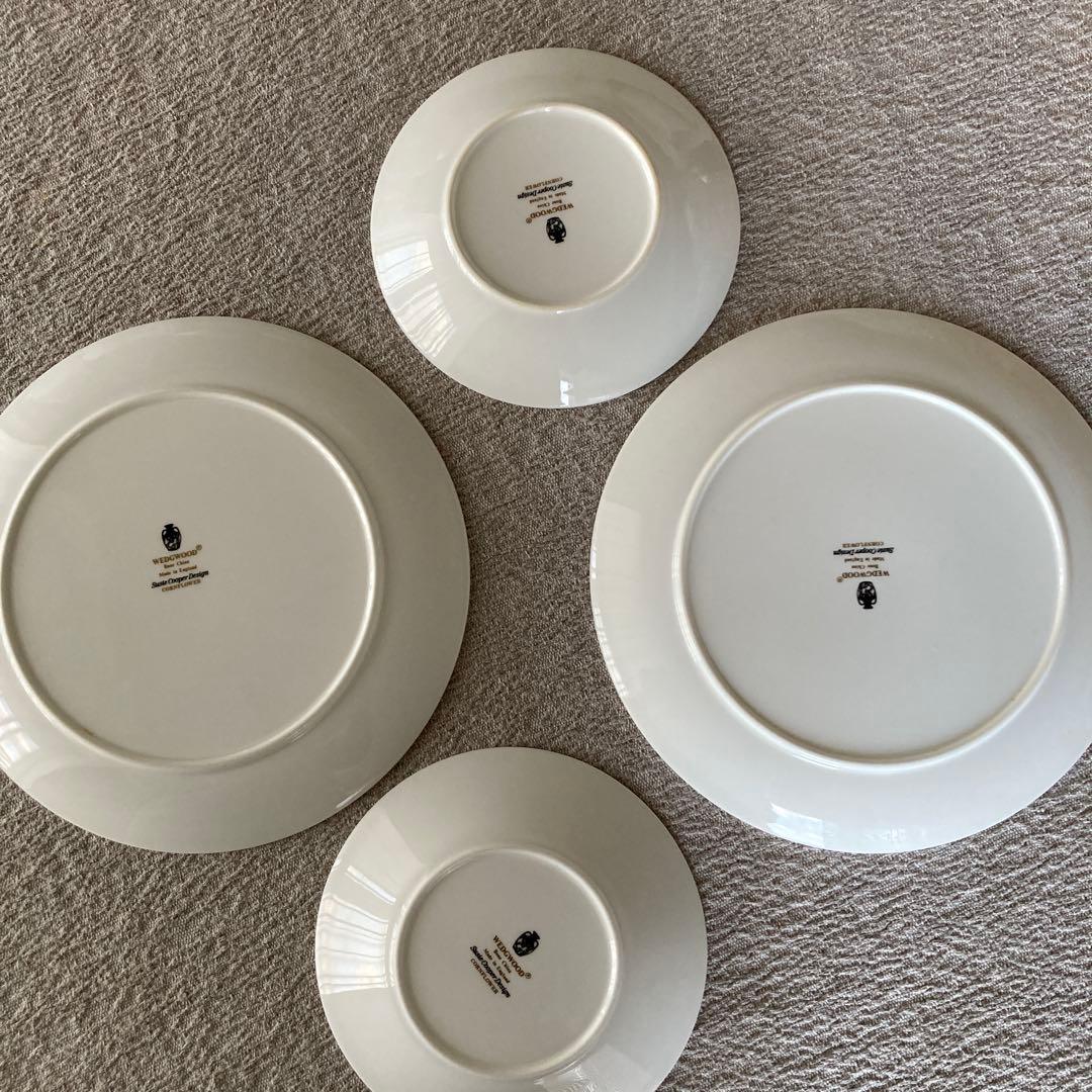 コーンフラワーCornflowerサラダ皿　ソーサー各2枚