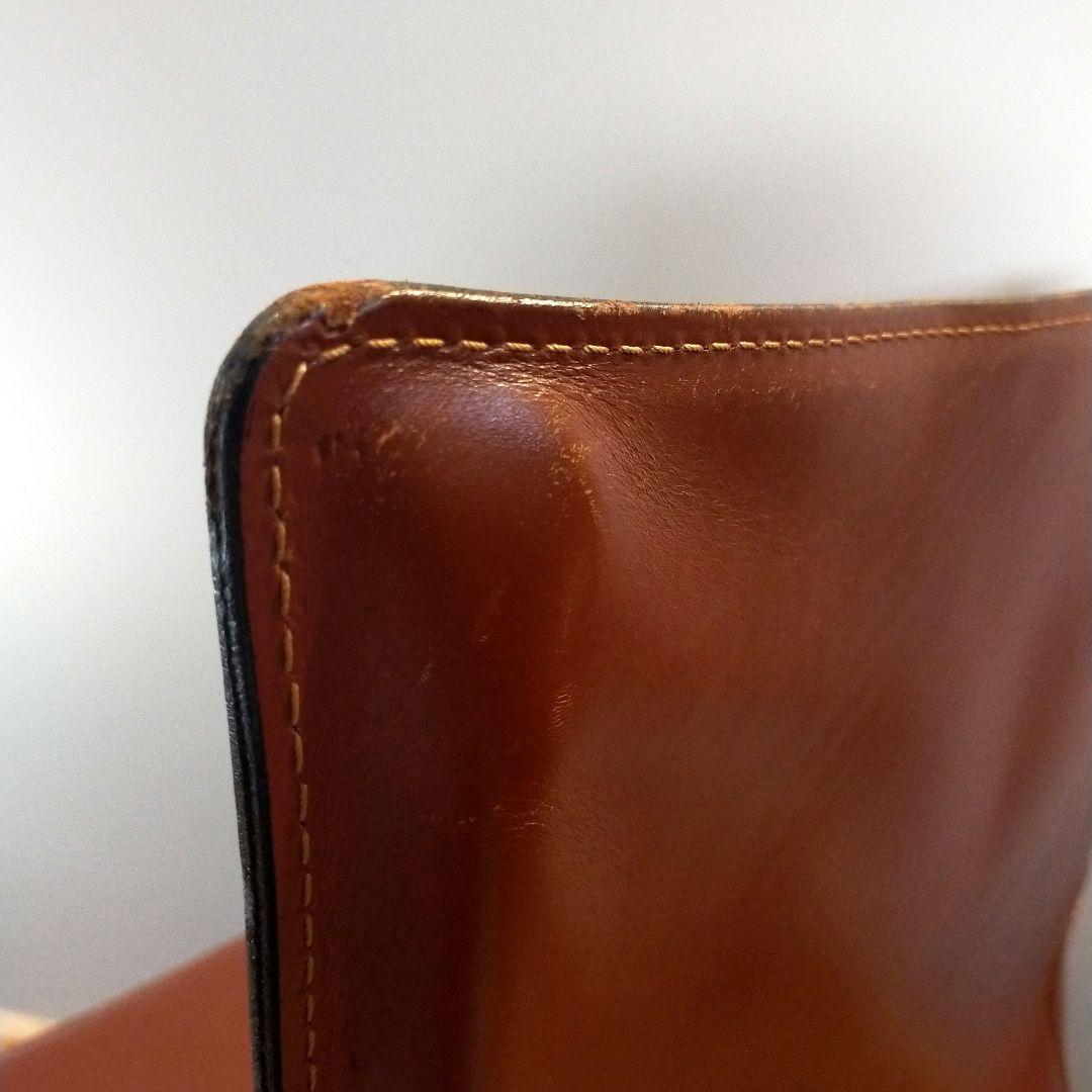 名作★Cassina カッシーナ★CABキャブチェア★赤茶