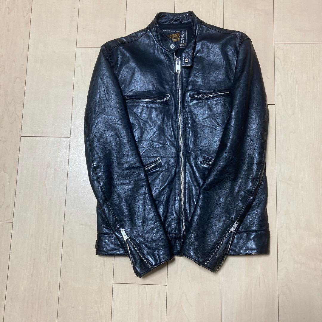 激アツ！！ヒステリックグラマー高級ゴートレザーMに近いSサイズ定価１０８０００円