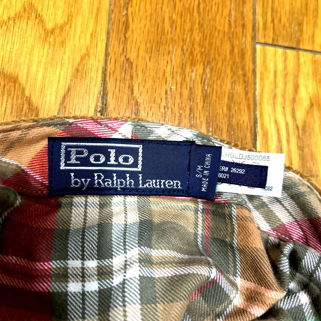 PoLo ラルフローレン　ハンチィン　ベージュ色　コーデュロイ