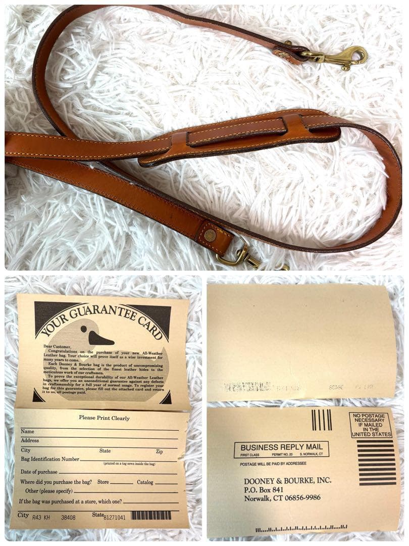 ✨希少色/ケアカード付✨ドゥーニーアンドバーク ボストンバッグ 2way シボ革