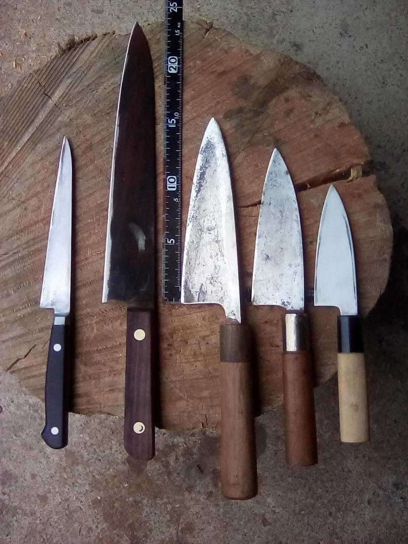 中古包丁　5本　光秀　助久　松風など