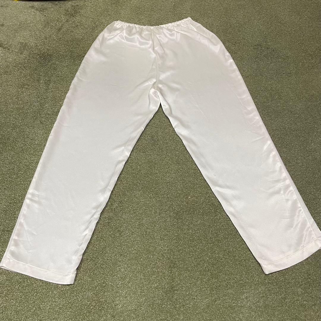 Christian Dior サテンパジャマ Mサイズ アイボリー