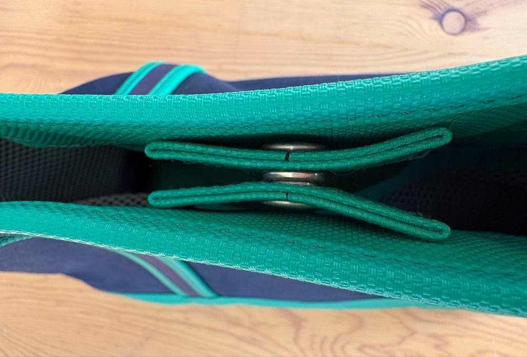 PORTER GIRL ボーイフレンドトート ネイビー×グリーン