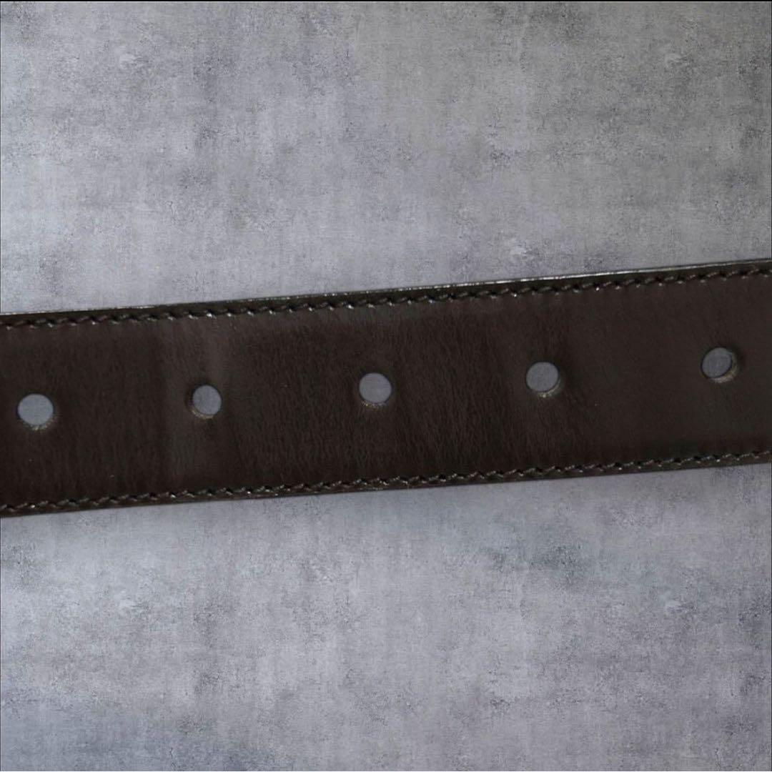 PRADA プラダ ベルト レザー ダークブラウン