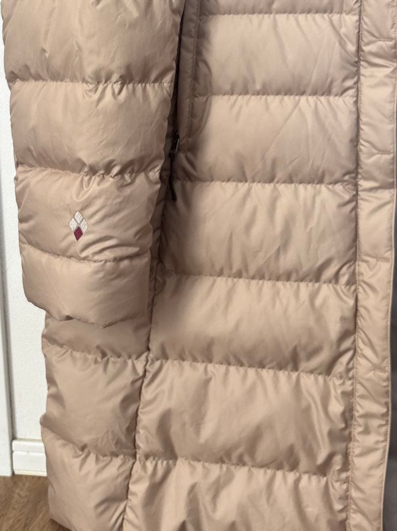 mont-bell モンベル　トラベルロングダウンコートベージュ　XLサイズ