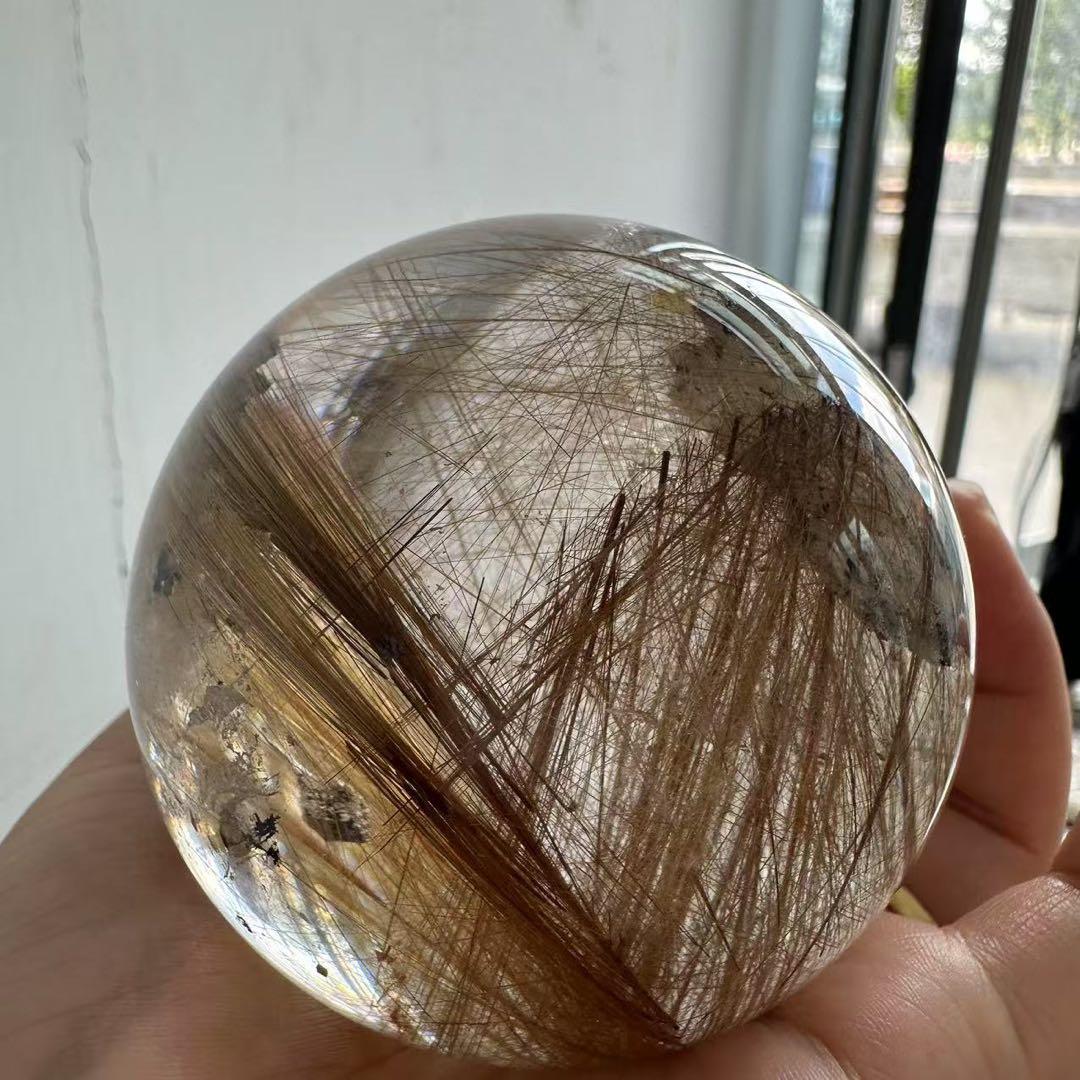 ⭐︎【極上品】タイチンクオーツ 置物 70mm