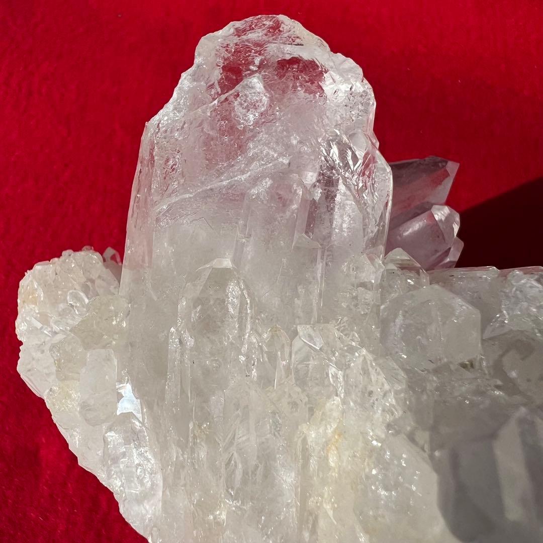 ✳️極みの美麗水晶✨超絶キラキラ✨極上別格品 レインボー 水晶クラスター 天然石