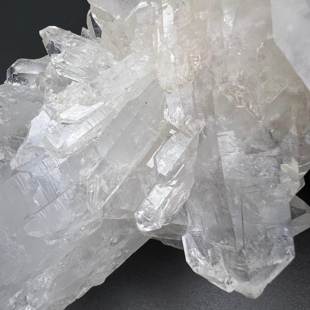 ✳️極みの美麗水晶✨超絶キラキラ✨極上別格品 レインボー 水晶クラスター 天然石