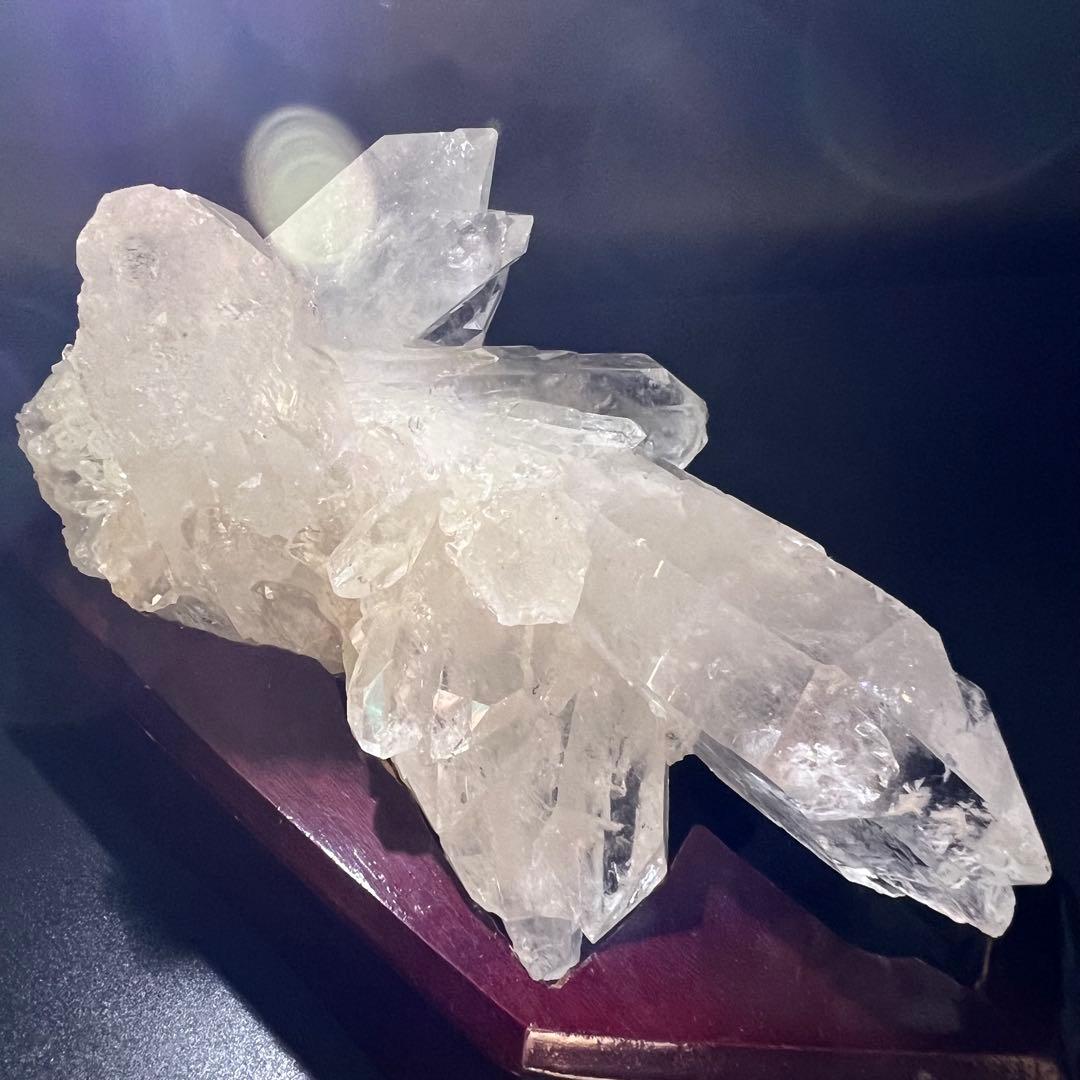 ✳️極みの美麗水晶✨超絶キラキラ✨極上別格品 レインボー 水晶クラスター 天然石