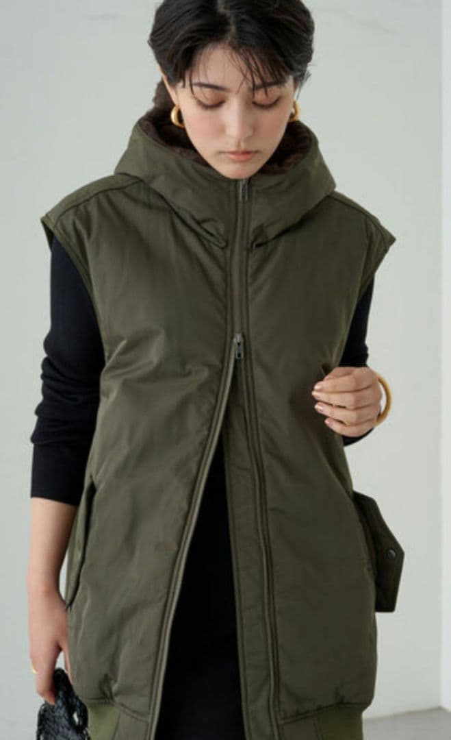 ラウンジドレス　ミリタリージレブルゾン　ベスト