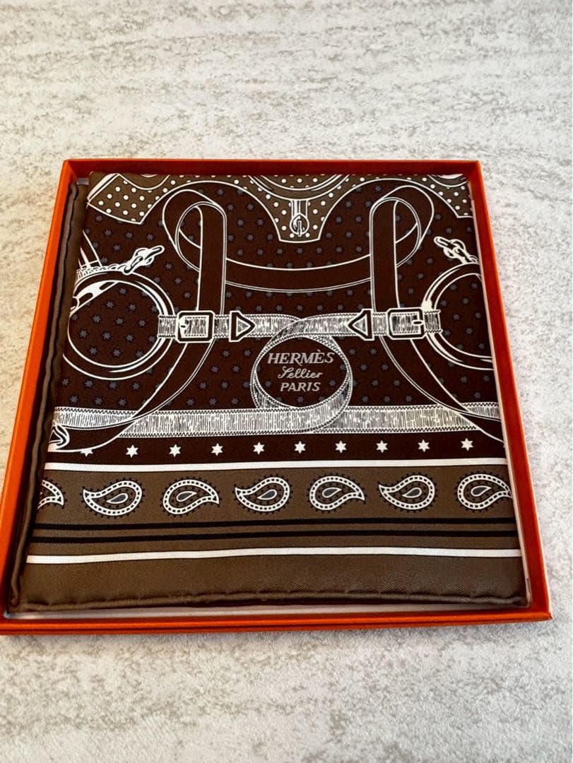 HERMES シルクバンダナ 2024 秋冬コレクション