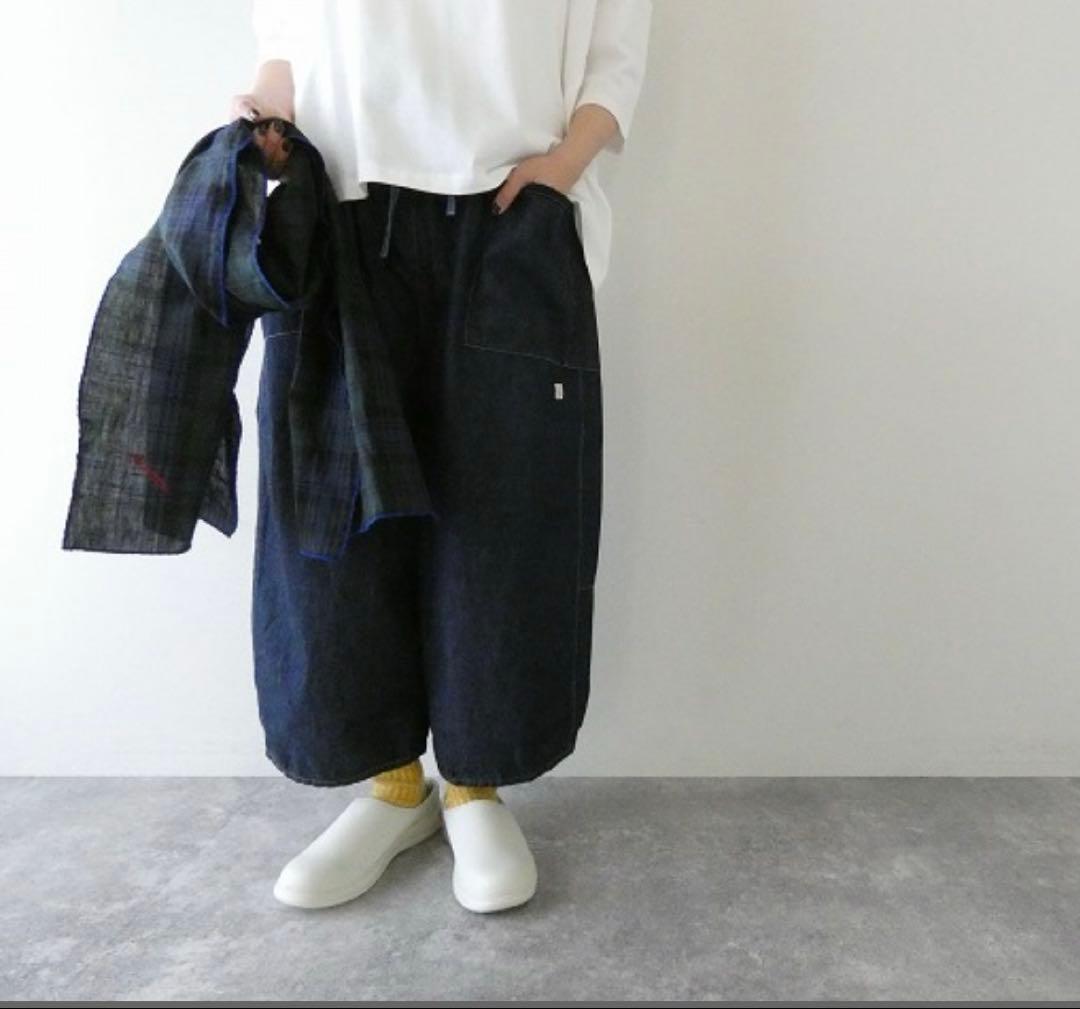 【快晴堂】Girl'sライトオンスデニム斜めポケットNewころんパンツ