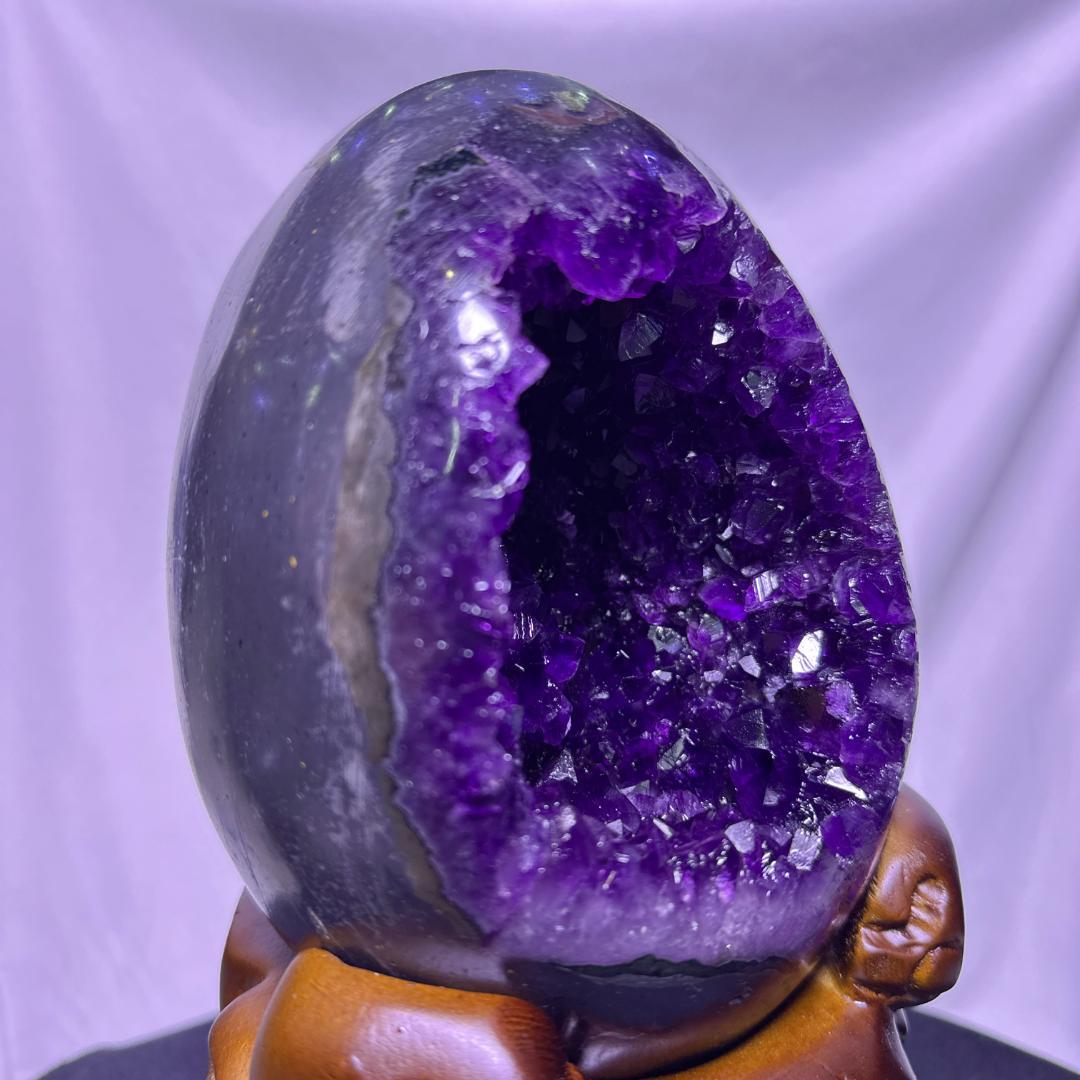 【魅兎】ウルグアイ産 アメジストのドーム ご購入前に在庫確認必要D.58