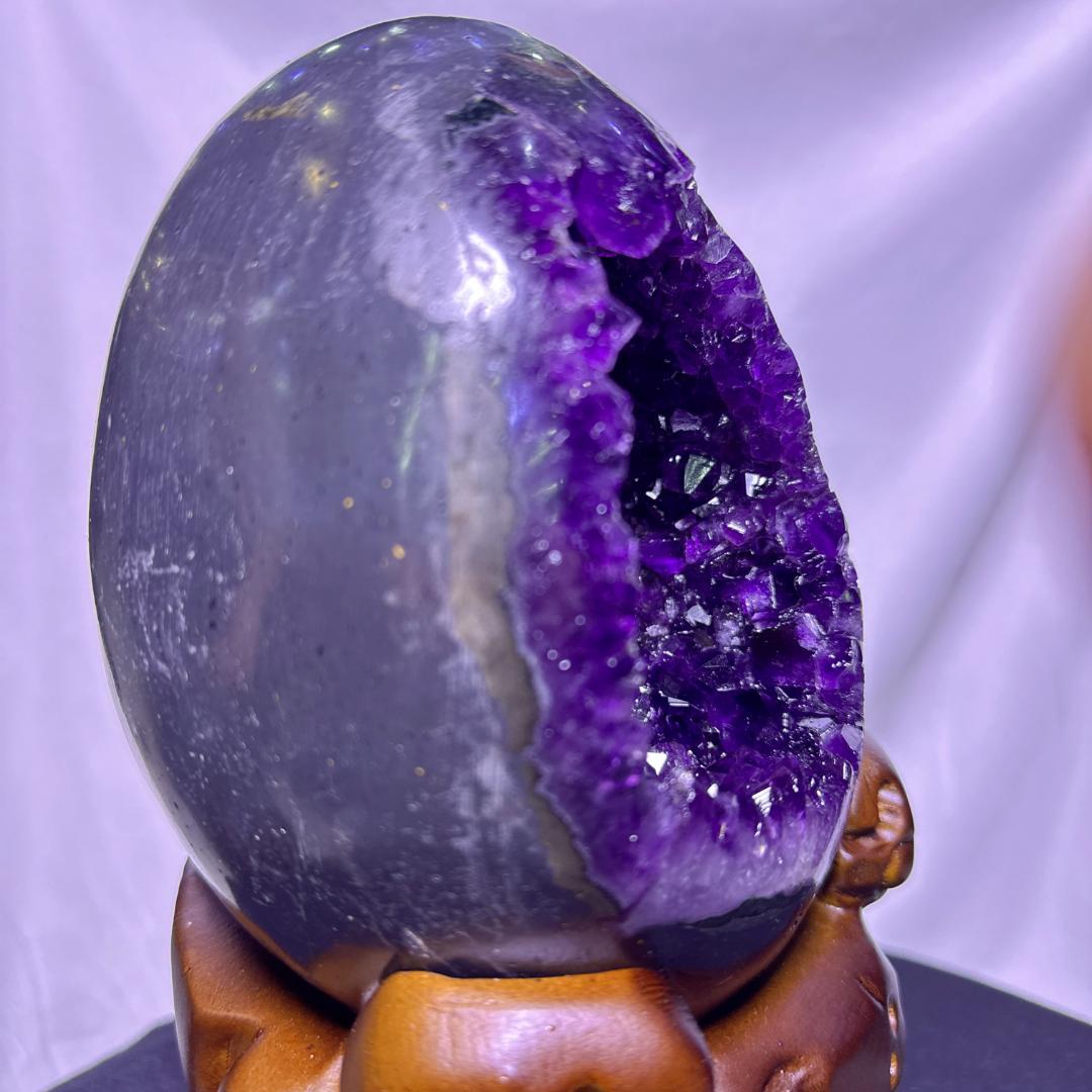 【魅兎】ウルグアイ産 アメジストのドーム ご購入前に在庫確認必要D.58
