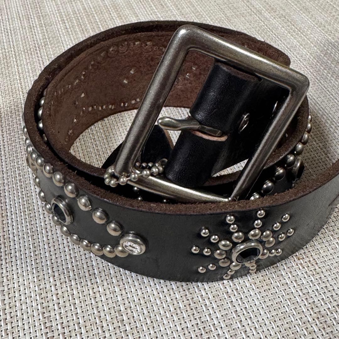 HTCスタッズブラックベルトW34