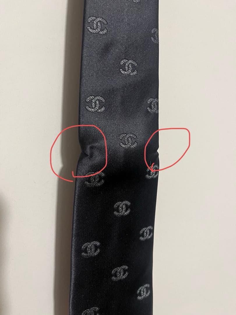 CHANEL ネクタイ オリジナルボックス&リボン付き