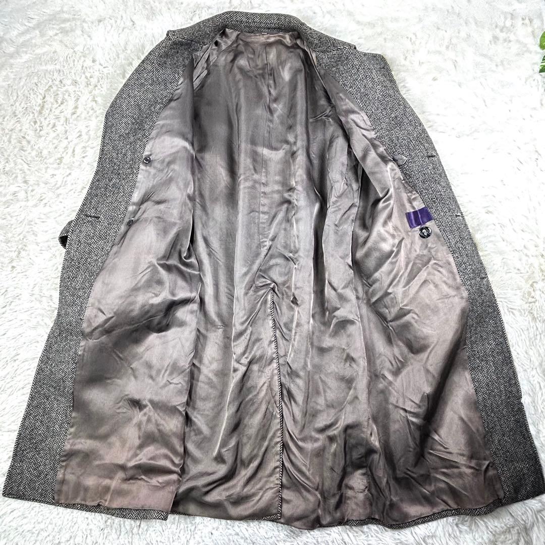 ポール＆ジョー ヴィンテージ ヘリンボーン ウール トレンチコート 52 XL