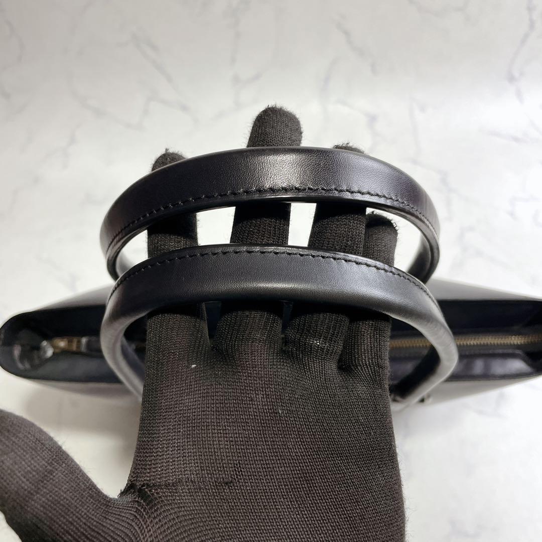 美品✨マザーハウス アンティーク スリムトート ビジネスバッグ ブラック A4