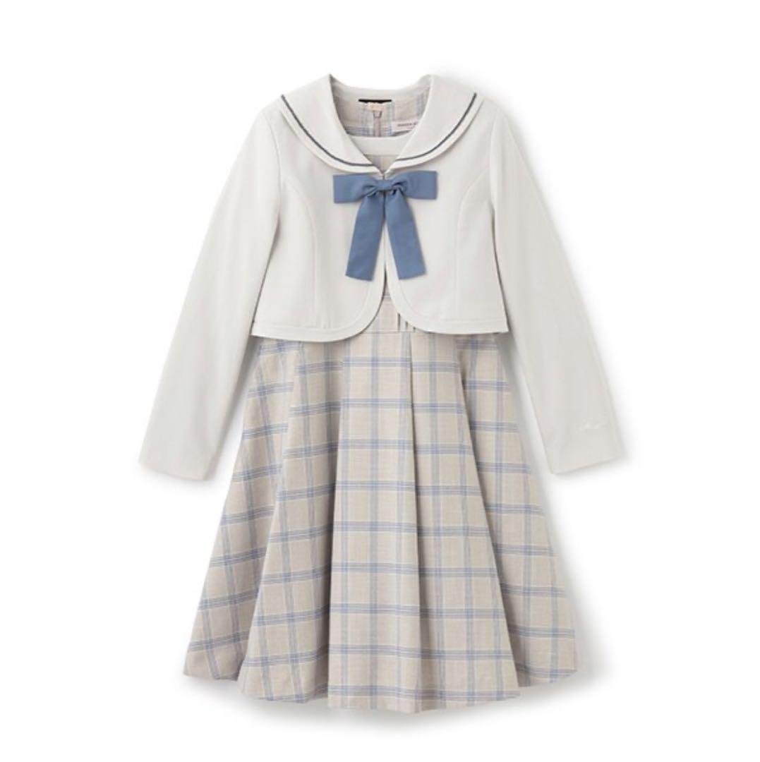 美品★メゾピアノジュニア　セーラージャケット＆ワンピースセット