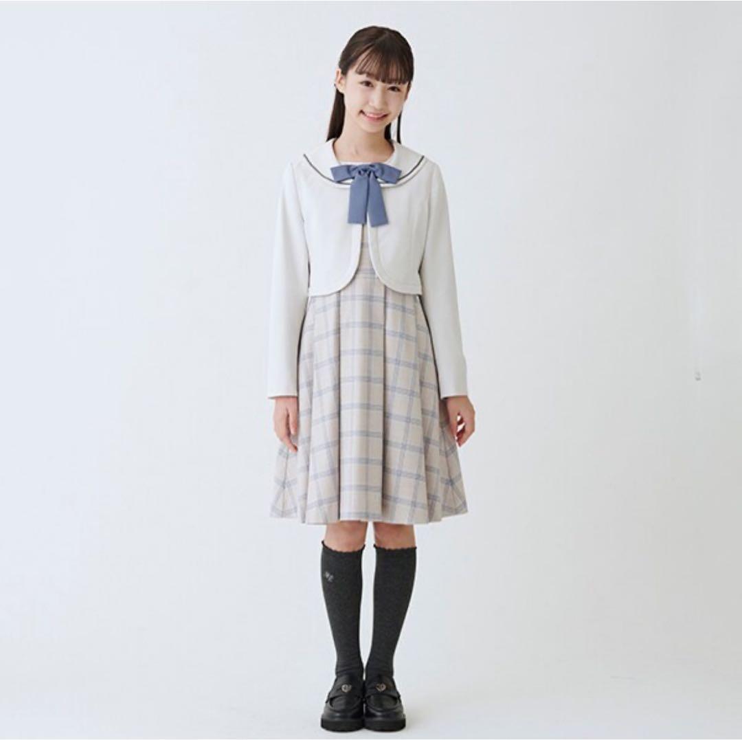 美品★メゾピアノジュニア　セーラージャケット＆ワンピースセット