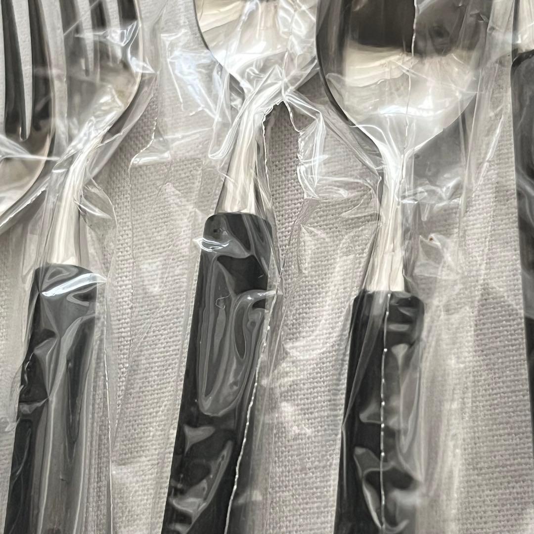 ●未使用品 ジェームズ川田 モールド•パッカーウッド ディナーカトラリー