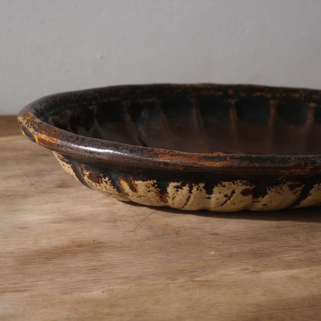 フランスアンティーク　オーバルプレート　南仏