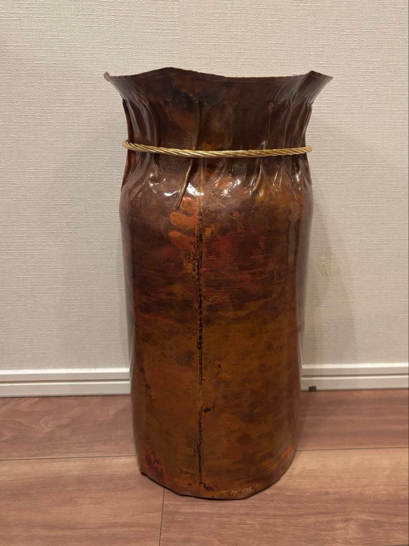 【値下げ 未使用品】イタリア製　傘立て　銅製アンブレラスタンド　STEFANI