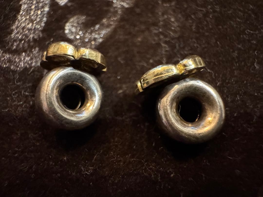 TADY&KING K18 ローズメタルビーズ 2個セット