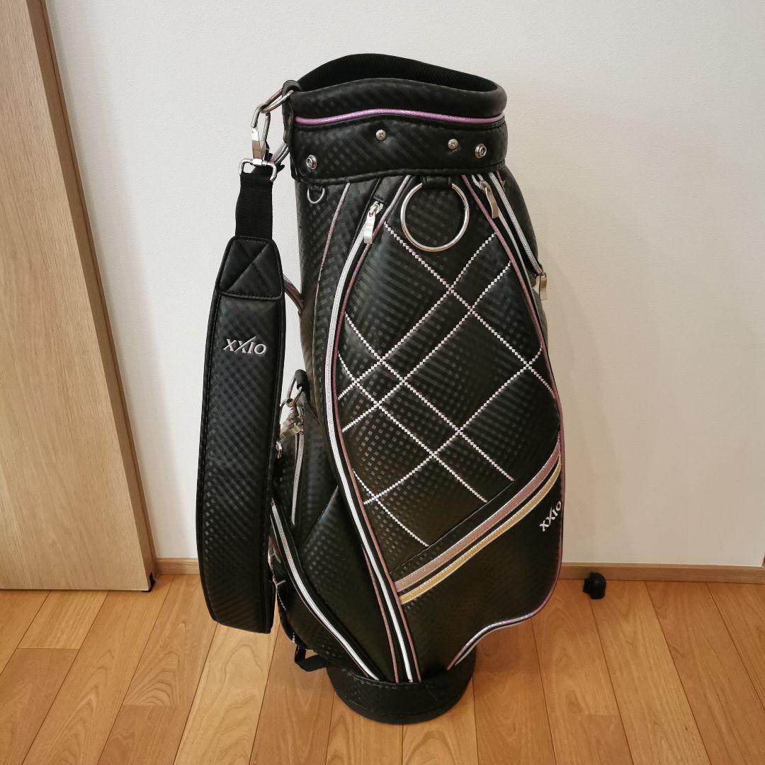 XXIO ゴルフバッグ ブラック/ピンク　レディース