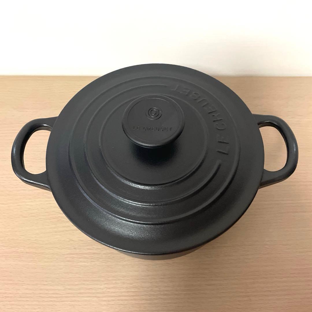 x*b様 LE CREUSETル・クルーゼ 鍋 ココット ロンド マットブラック