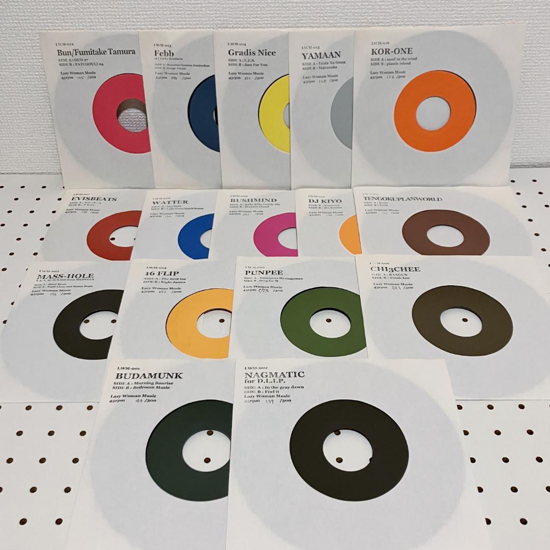 Lazy Woman 7インチ 16枚セット EVISBEATS PUNPEE