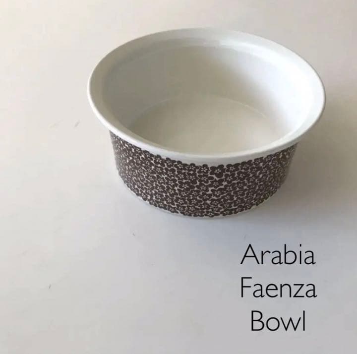 レア・美品★Arabia アラビア／Faenza ファエンツァ・Bowl 16㎝