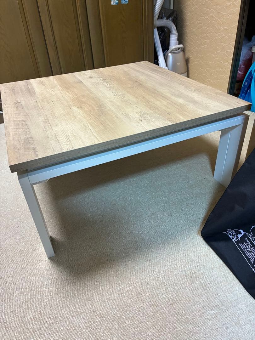 木目調 電気ヒーター内蔵 こたつ