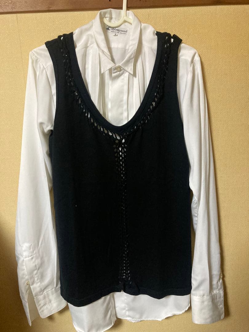 ナンバーナイン 編み込みタンクトップ黒 サイズ1