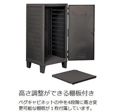 天馬(Tenma) ロッカー型収納ボックス フィッツ ペグキャビネット メッシュ