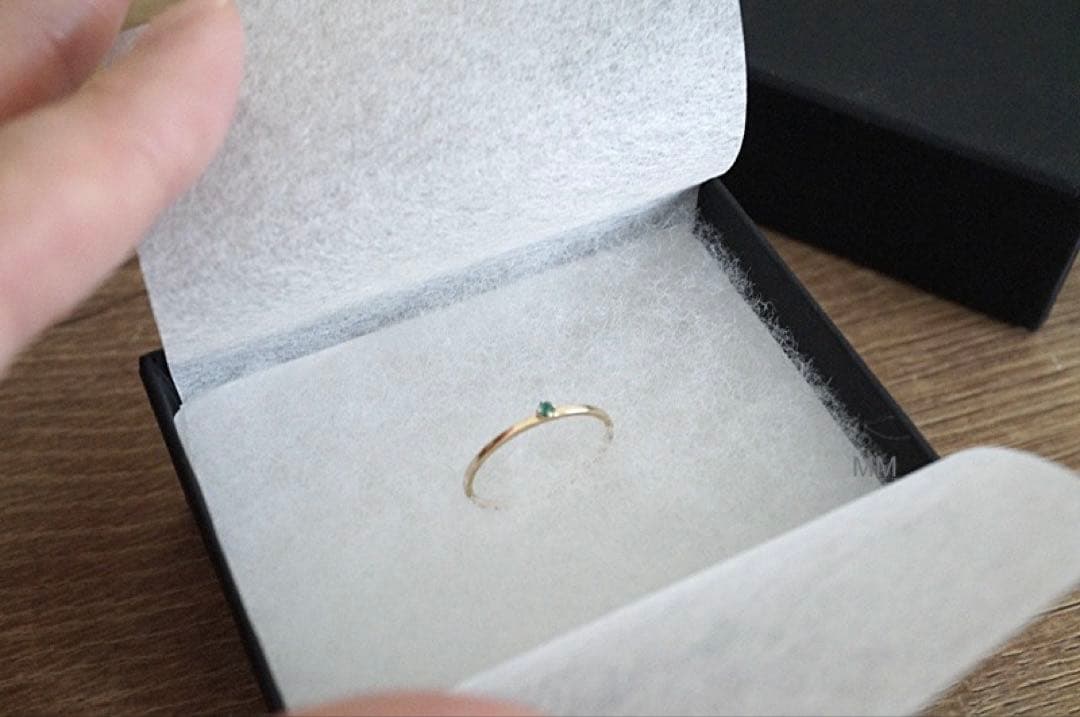 K10 パライバトルマリンリング