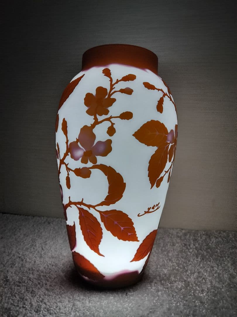 ガレ風 花瓶　　アンティーク調