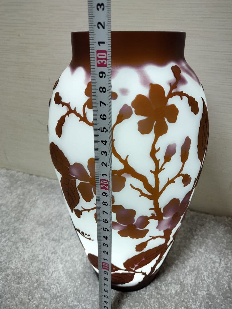 ガレ風 花瓶　　アンティーク調