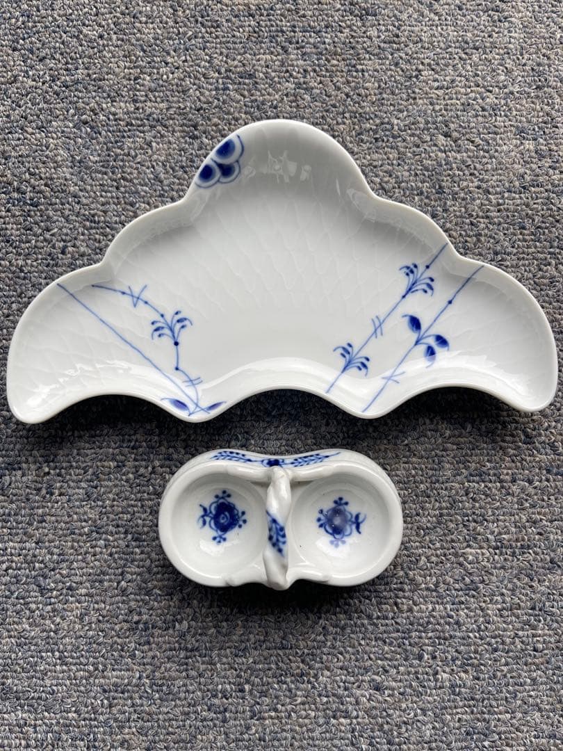 H*y様 ロイヤルコペンハーゲン　ブルーパルメッテ　ブルーフルーテッド ソルトセ